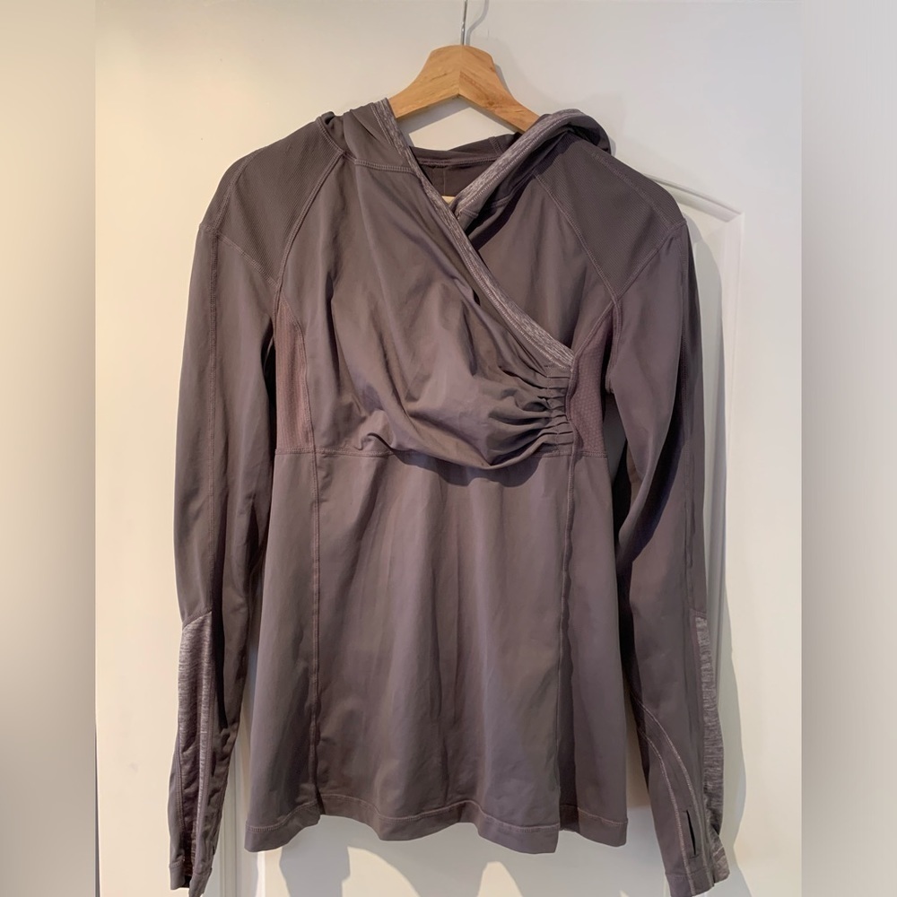 Lululemon Run For Your Life Cross Train Long Sleeves Pull Over Hoodie Size 8